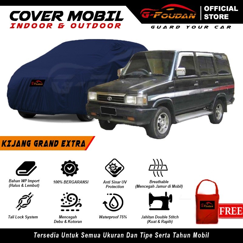 Body Cover Mobil Kijang Grand Extra / Sarung Mobil Kijang Grand Extra / Selimut Toyota Kijang Grand 