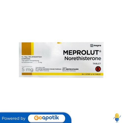 MEPROLUT 5 MG BOX 30 TABLET