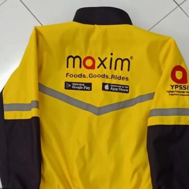 Viral Produk | Promo Atribut Driver Maxim Jaket & Helm Bonus Tas Hp Touchreen