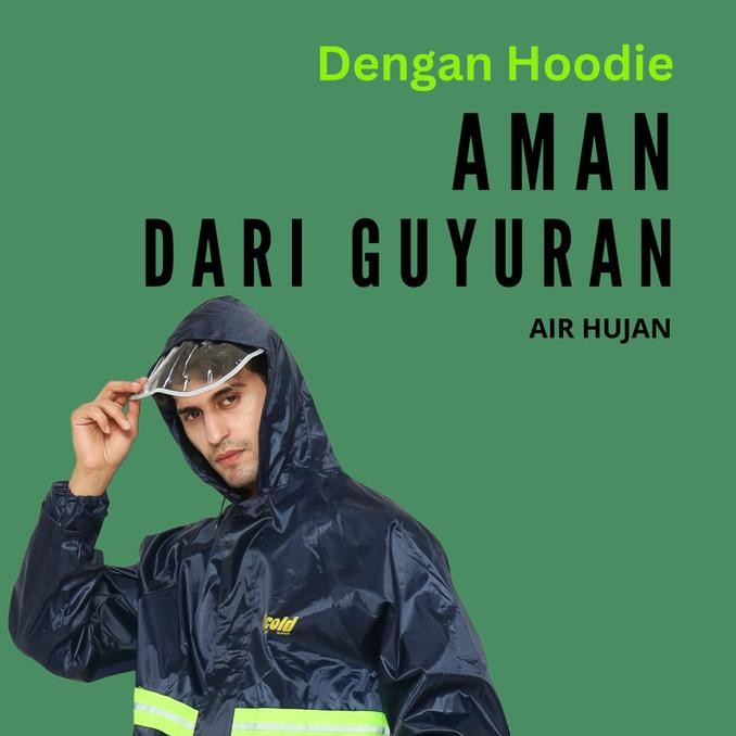 nap Mantol Hujan Acold Rainman Viper Jas Ujan Pria Wanita Raincoat Dewasa