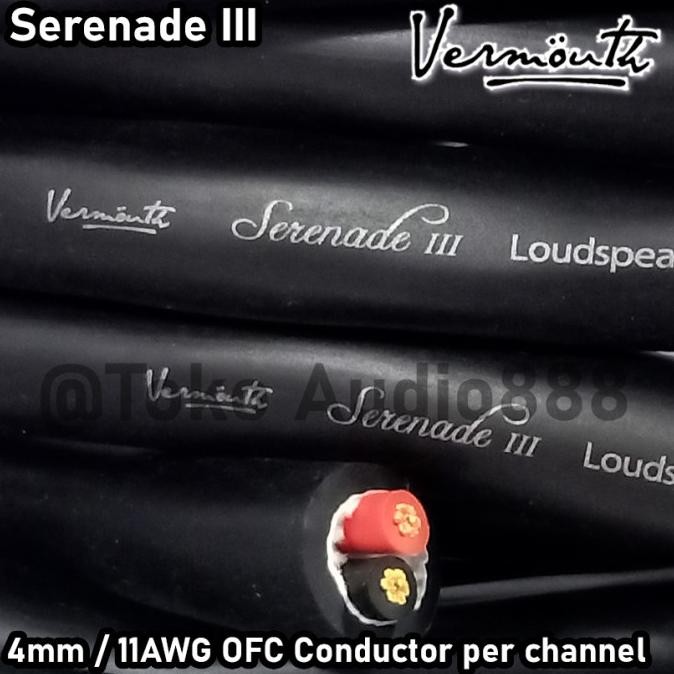 siap kirimm... vermouth - serenade iii, seri tertinggi serenade cables - hitam