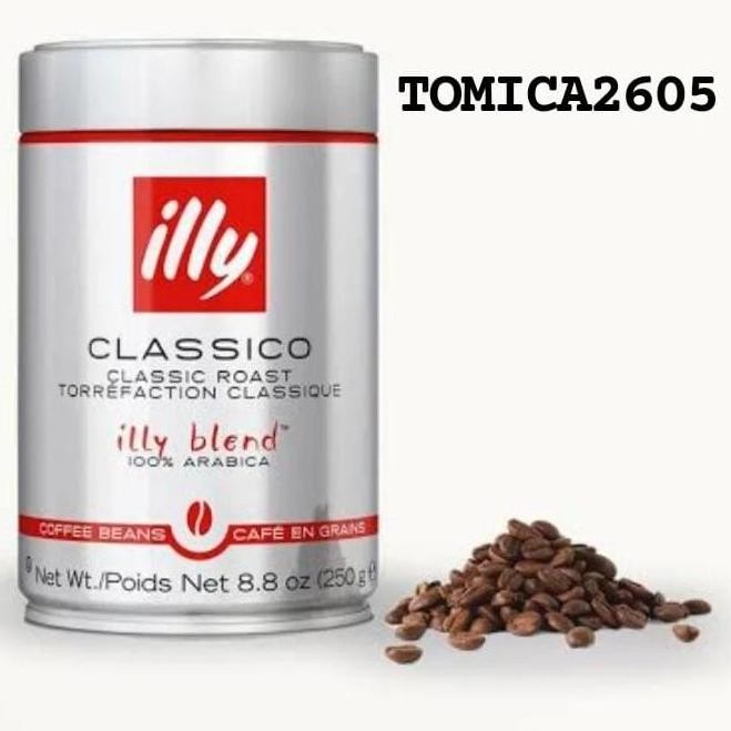 

Coffee Illy Medium Roast Beans Espresso 250 gram Biji Kopi Roasted