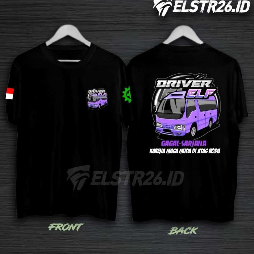 Promo Kaos Driver Elf Mania Driver Muda Kaos Pesona Indonesia Baju Sopir Truck Pickup