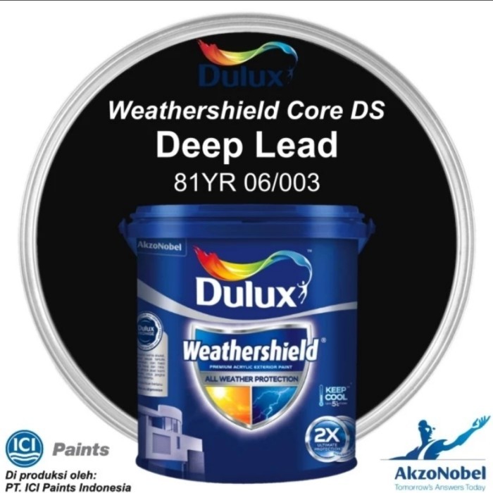 DULUX WEATHERSHIELD TINTING galon 2.5 liter exterior cat dinding luar