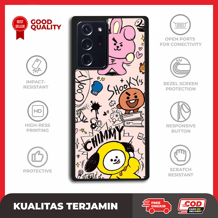 Casing Case Custom Samsung Note 20 10 9 8 7 5 Ultra Plus FE BT21 AE3446 Hardcase A16