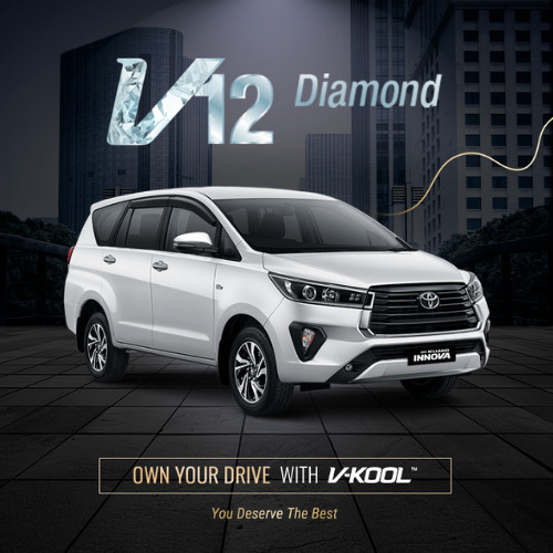 Kaca Film V-KOOL Diamond Series TOYOTA KIJANG INNOVA Samping VIP