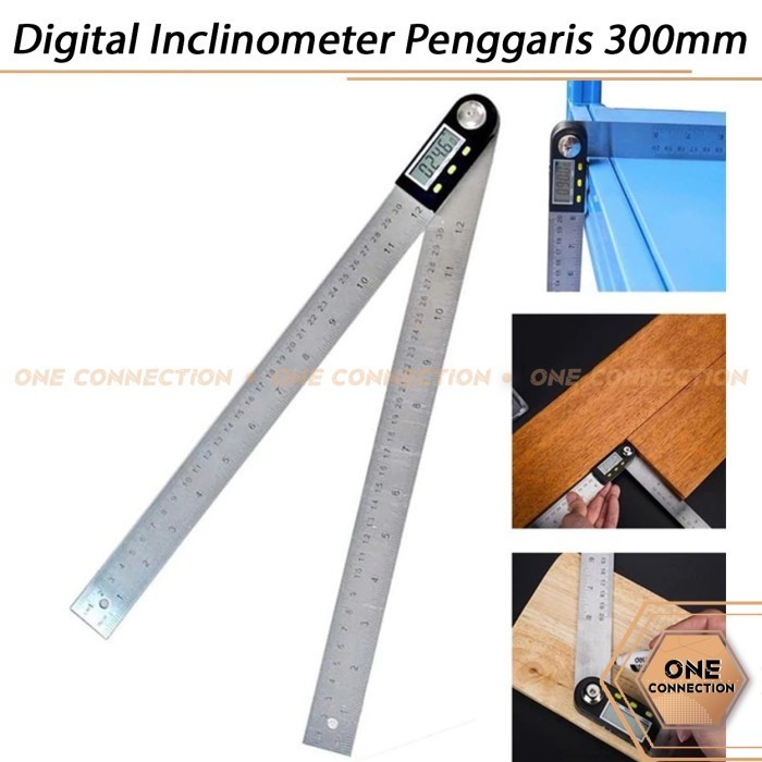 

Digital Protractor Angle Ruler Goniometer Inclinometer Penggaris 300mm