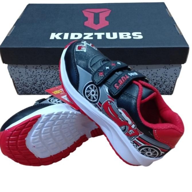 Sepatu Sekolah Anak Laki Karakter Car MC.QUIN Usia PAUD TK SD-TUBS2006 H24M