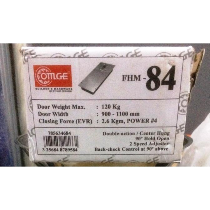 [ Rd ] Engsel Lantai Floor Hinge Body Only Omge Fhm 84 Lebar 1100 Beban 110Kg