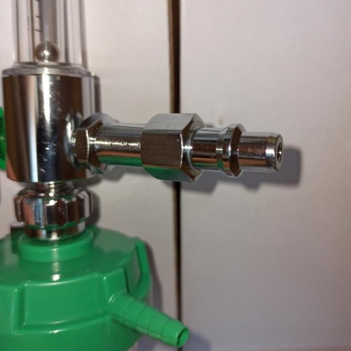 Flowmeter With Humidifier Standard Din  Ready