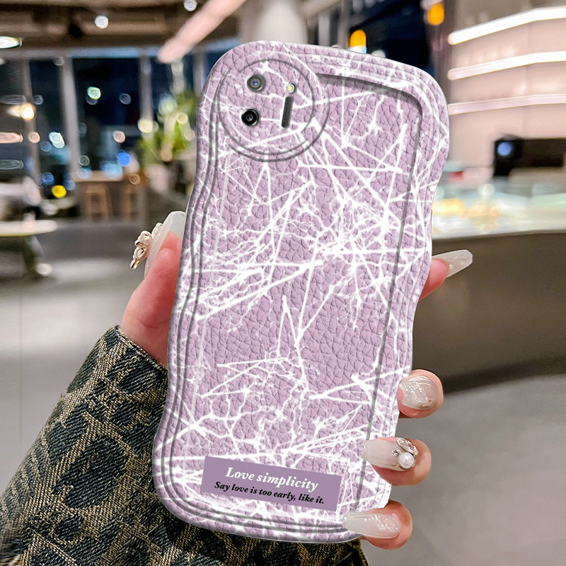 Casing Hp Untuk Realme C11 2020 Case Casing ungu Kasing HP Cesing Silikon Kesing gelombang baru Soft