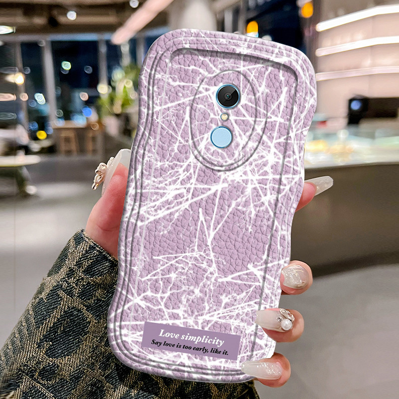 Casing Hp Untuk Xiaomi Redmi 5 5A 5 Plus 4X Case Casing ungu Kasing HP Cesing Silikon Kesing gelomba