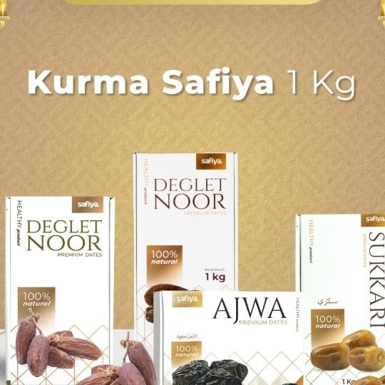 

Kurma Sukari Ajwa Tunisia Tangkai Madu Safiya 1 Kg Pure Sukkari Dates