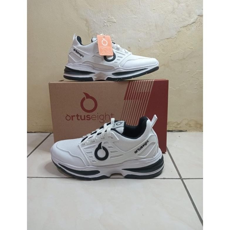 fh-46 Sepatu Runing Ortuseight Original Dewasa Pria/Wanita Terbaru 2023 Putih Polos White Premium Qu