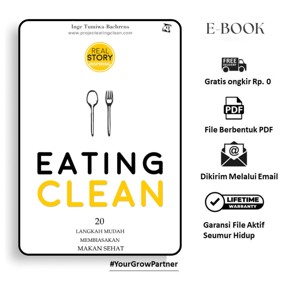 

177. EATING CLEAN 20 LANGKAH MUDAH MEMBIASAKAN MAKAN SEHAT - cp