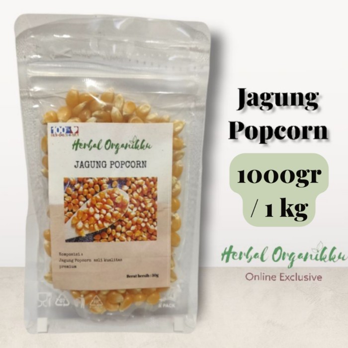 

Terlaris Jagung Popcorn Mentah 500 & 1000gr(1kg) Premium. MUTU dan KUALITAS TERJAMIN SALE