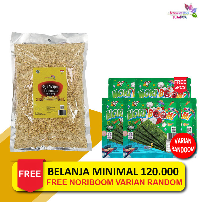 

Terlaris Biji Wijen Panggang / Sesame Seeds Roasted 500g SALE