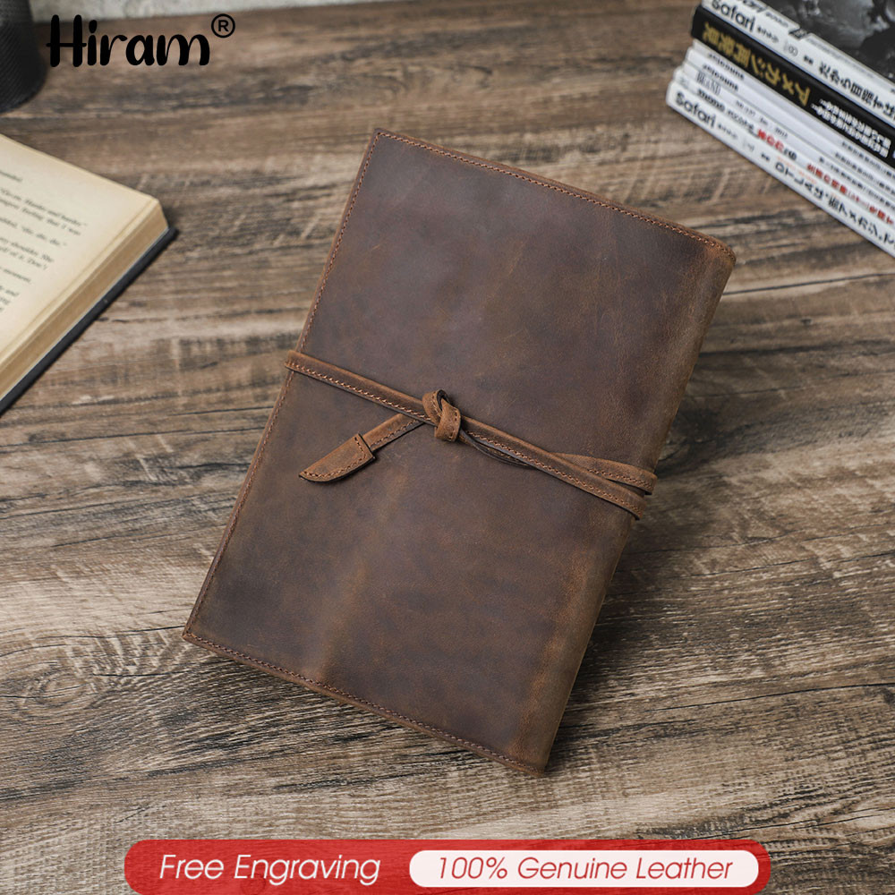 

Hiram Retro Kulit Asli Roll Perjalanan Portable Notebook Cover Lengan Jurnal Sketsa Buatan Tangan Sampul Buku Case Hadiah Terbaik |8CA77E34|