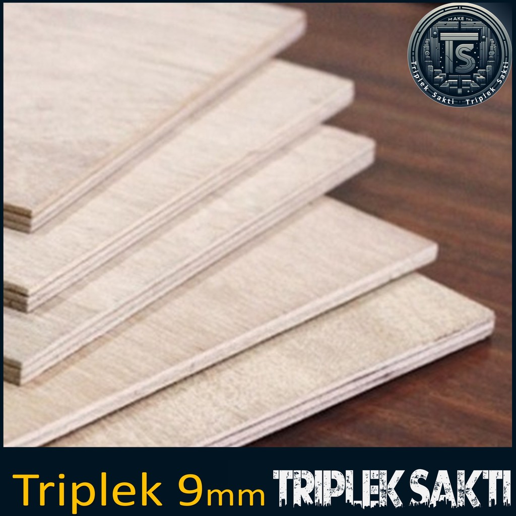 Triplek 9mm 10x240 cm | ISI 3 LEMBAR | Multiplek 9 mm 10 x 240 cm