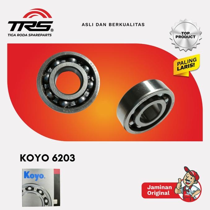 [Trs] Laker Bearing Koyo 6203 Original Koyo Original