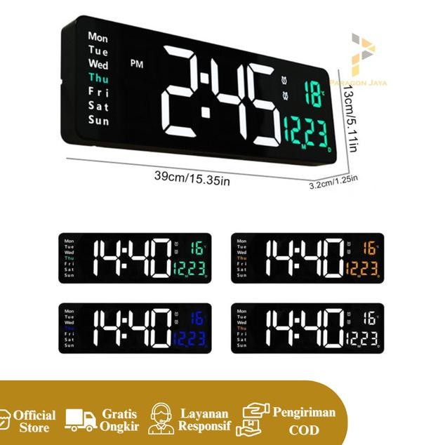 Jd-6629 Jam Dinding Digital Smart Alarm Led Digital Clo Ern