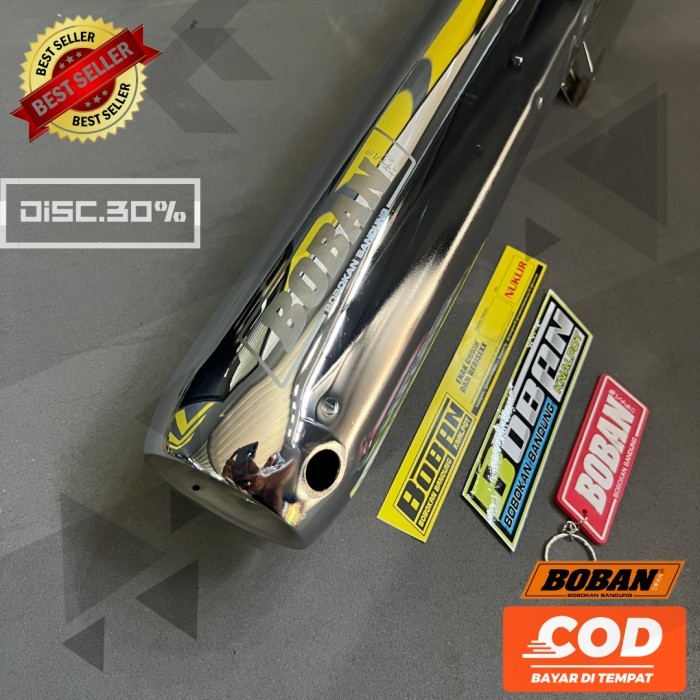Diskon Knalpot Boban Nuklir, C33, C39, Knalpot Rx king, Rx spesial Original