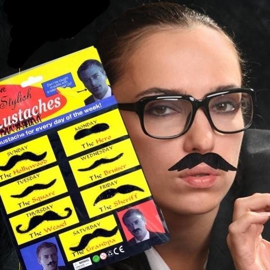 Kumis Palsu Set Isi Banyak Kostum Pesta Halloween Kumis Santa Natal Original