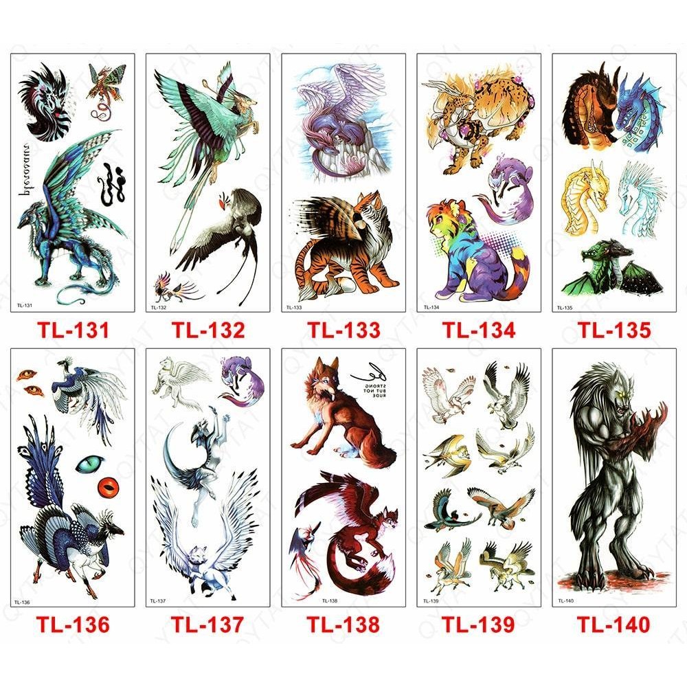 [ Wu TS ] TEMPORARY TATTOOO – TL 131-140