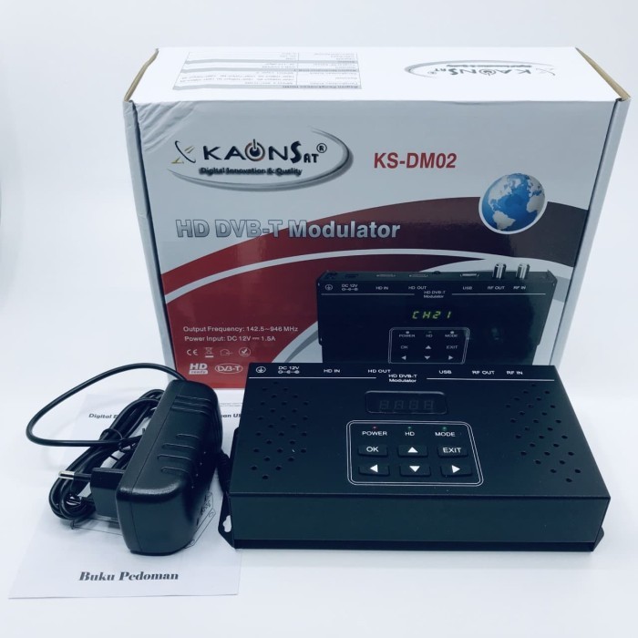 Toko Bakia -- Kaonsat KS - DM02 HD DVB-T Modulator, Digital Modulator, HDMI Modulato