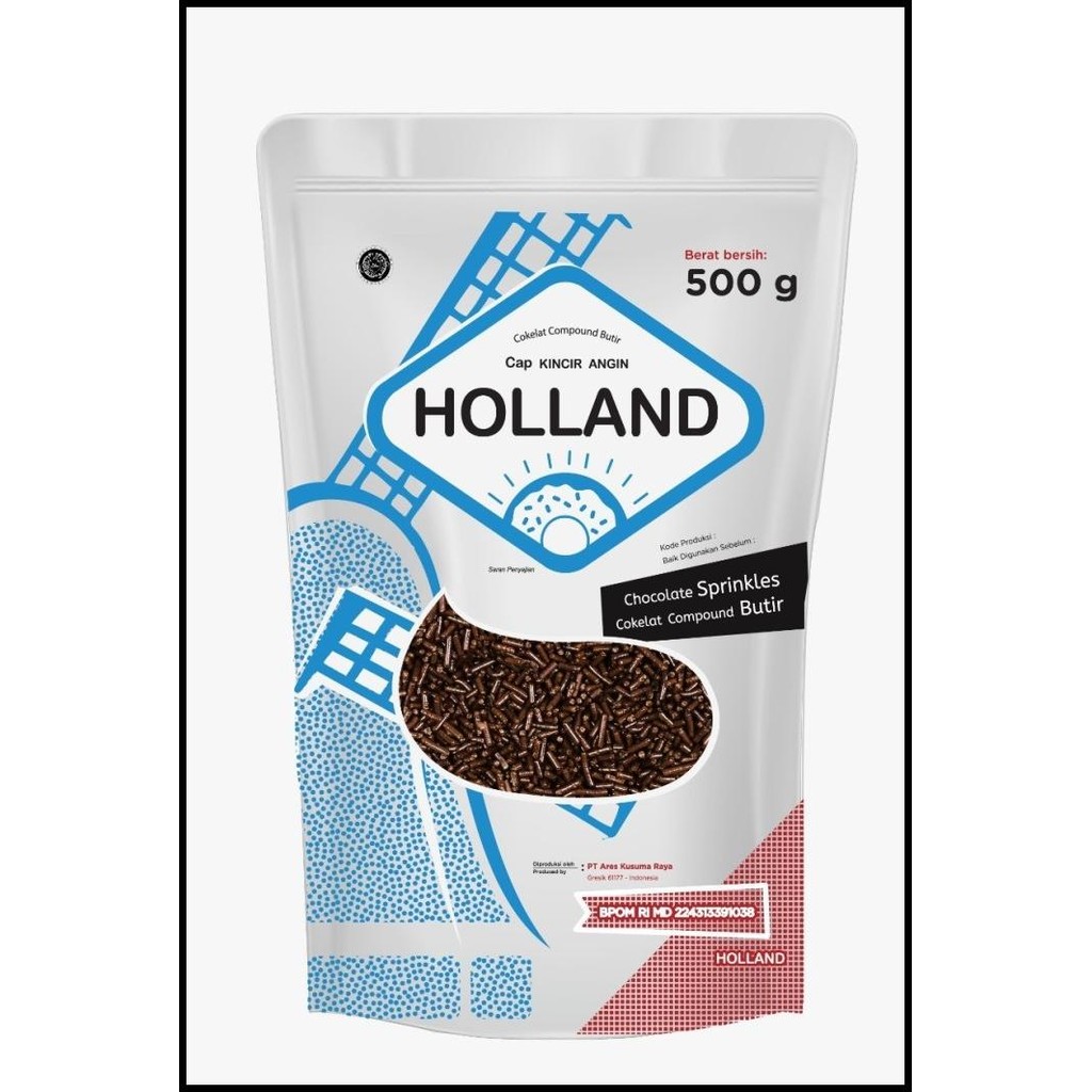 

Meses Hagel / Holland Kemasan 500Gr Meises Coklat Tabur Dark Chocolate
