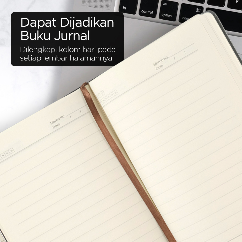 

[Great Store] Toddi Buku Jurnal Hardcover Notebook Diary 72GSM 180 Halaman Grid - 1623
