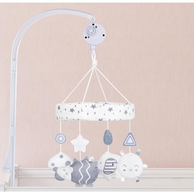 NEW  GREY MUSICAL CRIB | Musik baby box bayi | mainan musical crib box