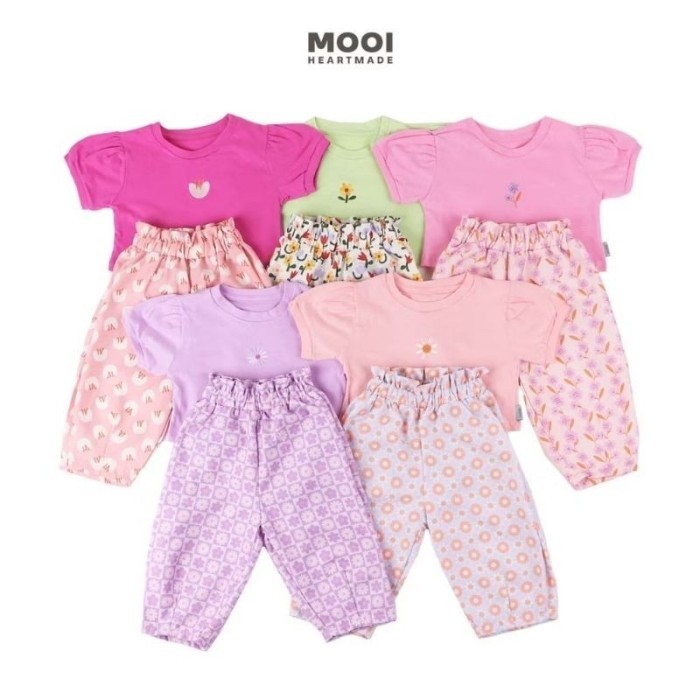 Dapatkan Mooi - Callie Set Mooi - Setelan Baju Anak Perempuan - Set Anak - Baju Anak - Baju Dan