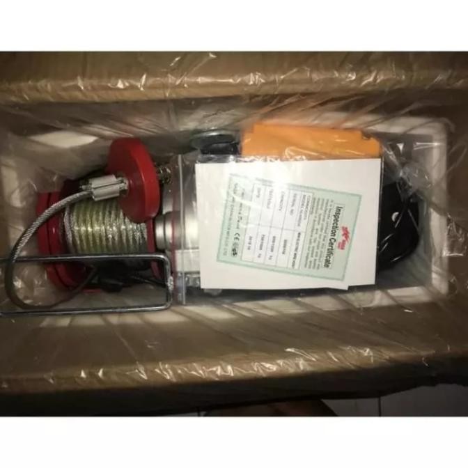 Electric Mini Crane Hoist Pa 1200 Nagasaki Katrol Listrik 1200 Kg