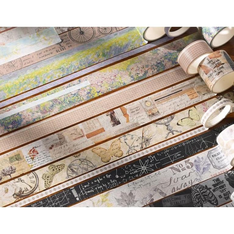 

ORIGINAL [MILOLI] 20 Rolls WASHI TAPE BOX COLOURFUL AESTHETIC Washi Tape Decor Jurnal Dekor Masking Tape Scrapbook - A0039 Of14