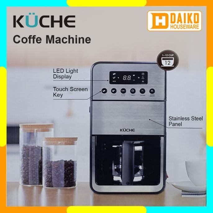 Mesin Kopi Kuche Coffee Machine K-198 - Coffee Maker Otomatis Rindwiusaha
