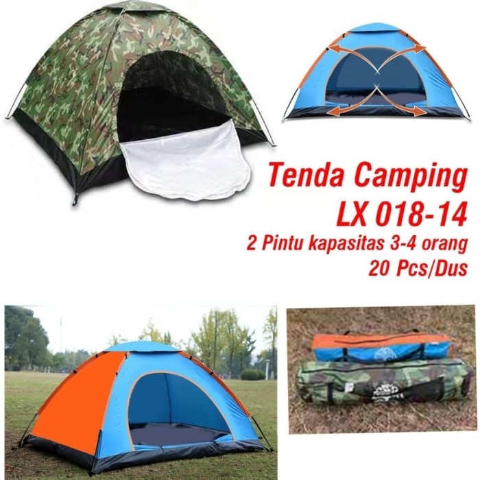 TERBARU Tenda Camping 4 Orang Speeds LX018-14