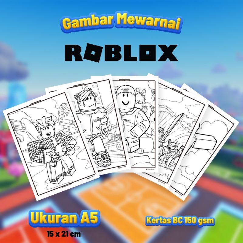

Gambar Mewarnai ROBLOX Isi 20 Lembar Kertas BC Tebal