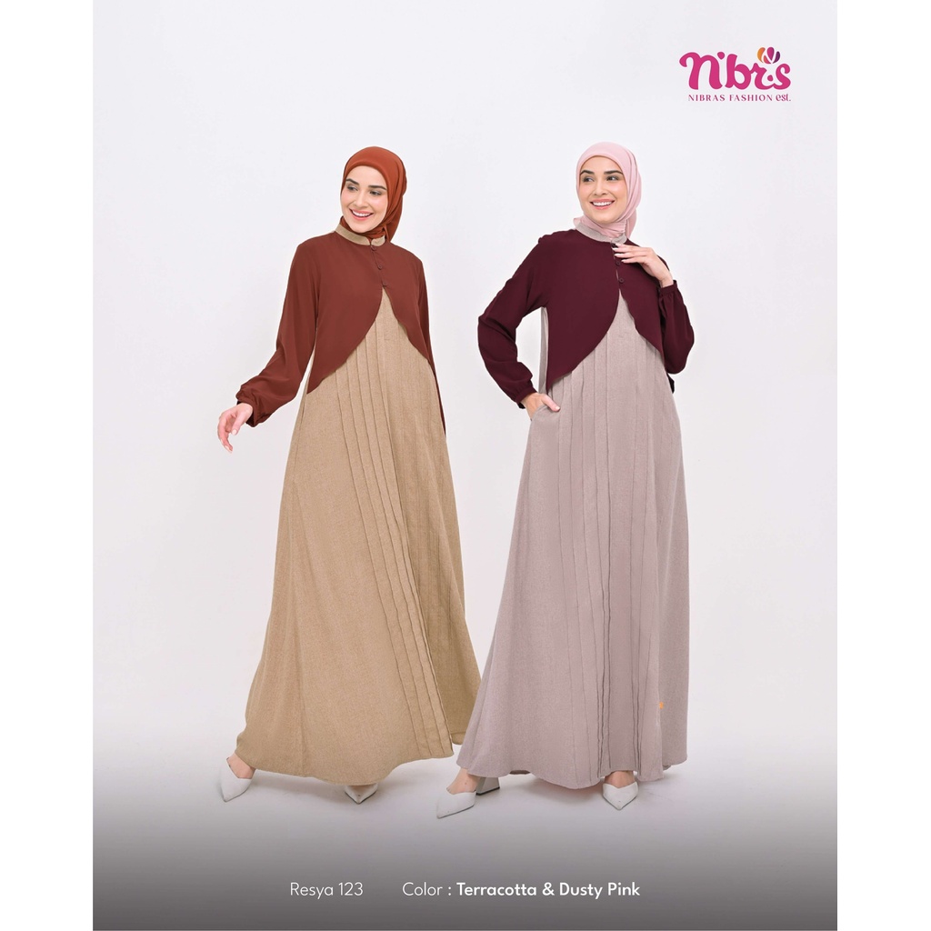 GAMIS NIBRAS RESYA 123 / GAMIS NIBRAS TERLARIS 2024 / GAMIS NIBRAS TERBARU 2024 / DRESS NIBRAS TERMU