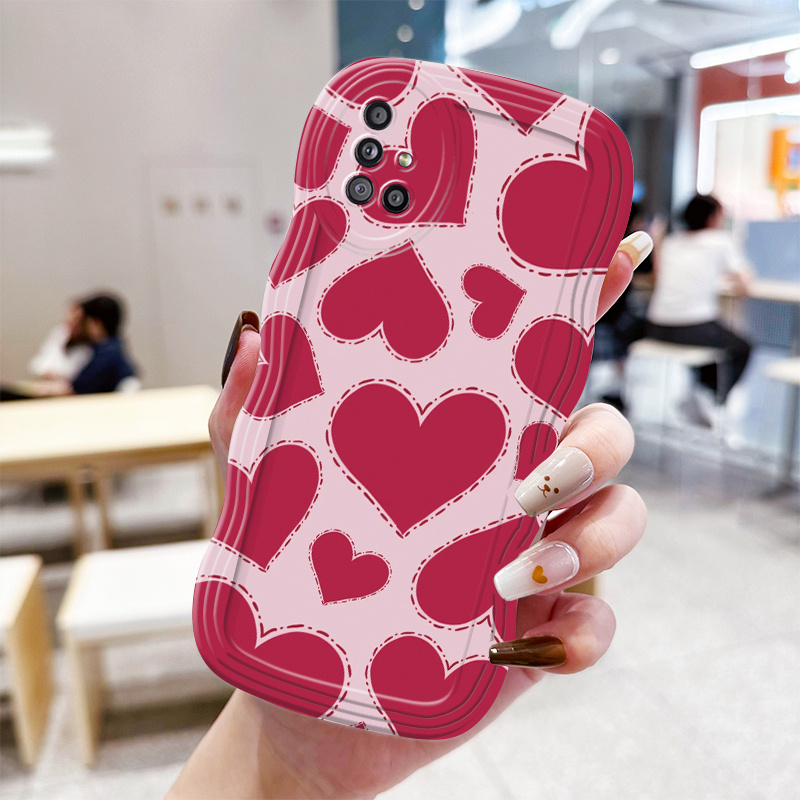 Casing Hp Untuk Samsung Galaxy A51 M40s Case Casing Softcase HP Kesing trendi transparan gelombang p