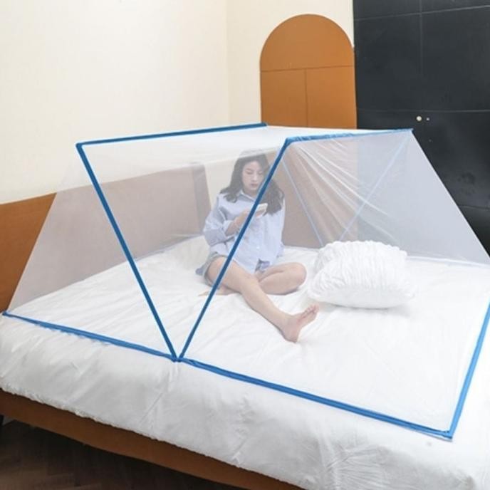 KELAMBU LIPAT JUMBO PORTABLE KELAMBU TENDA KELAMBU KOTAK,SHENAR
