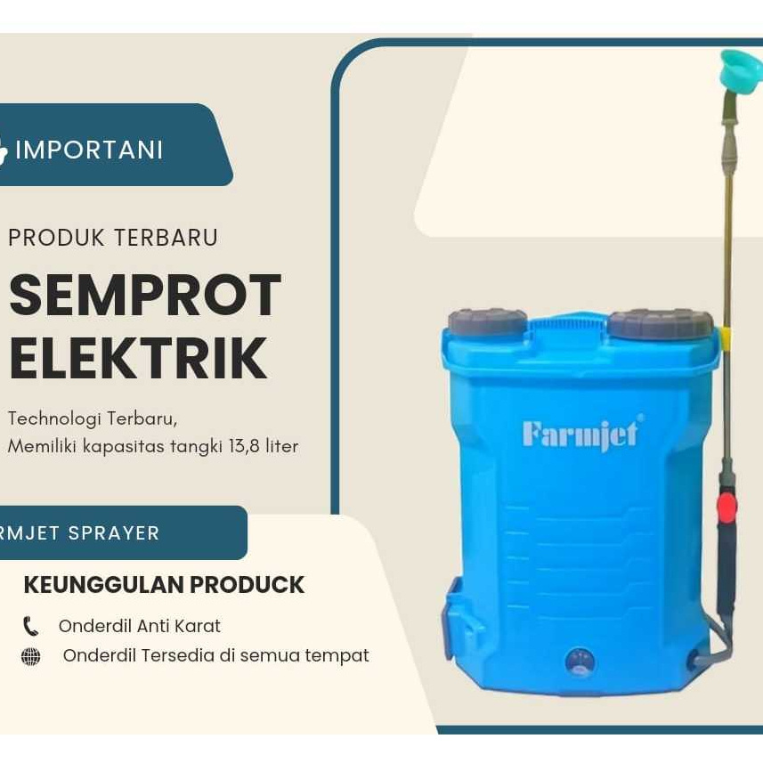 PANA Sprayer Elektrik 13,8Liter Semprot Pertanian Semprotan Tanaman