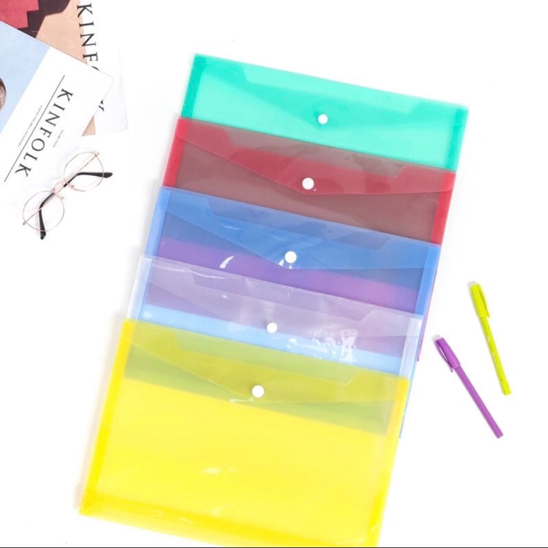 

Map Plastik Kancing Folio (F4) Figo