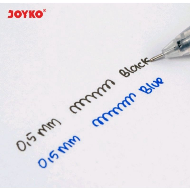 

Pulpen Gel Joyko Big Fill Hitam Lancar 0,5mm Bagus Murah