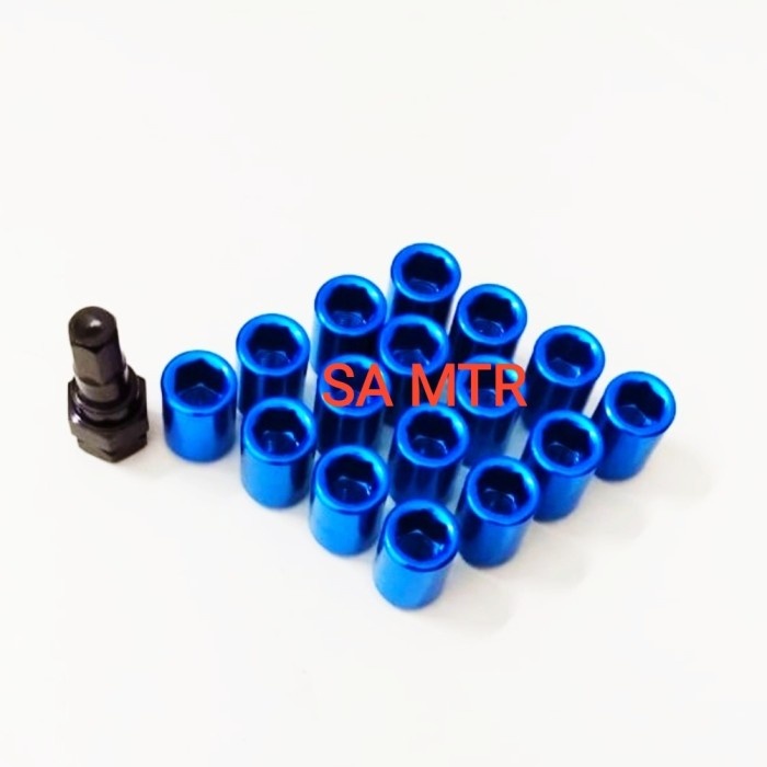 LUGNUT MUR BAUT KUNCI L RODA VELG MOBIL UKURAN 12X1.25 PANJANG 32MM