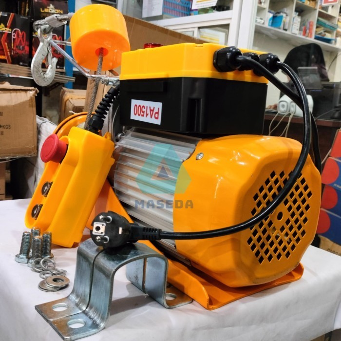 READY MINI ELECTRIC HOIST 1500 KG KATROL LISTRIK PA 1500 A ROPE HOIST PA1500