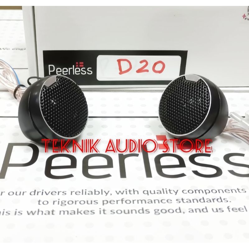 SIAP KIRIM- Tweeter Peerless Silk Dome D20 by Cello