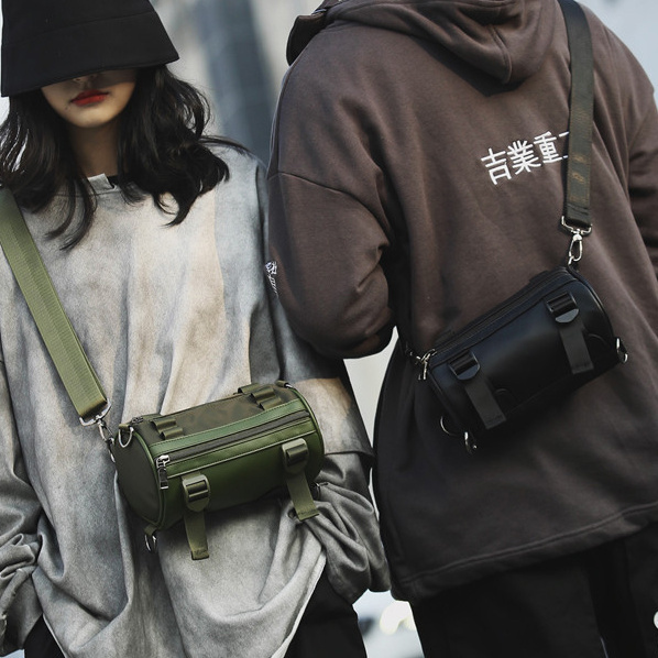 Tas Selempang Olahraga Pria Wanita, Tas Bahu Kasual Olahraga