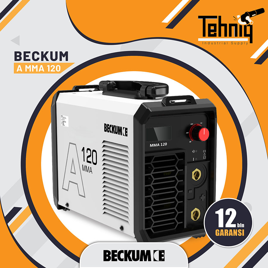 READY MESIN LAS LISTRIK BECKUM MMA A 120 INVERTER WELDING / MESIN LAS BECKUM MMA 120