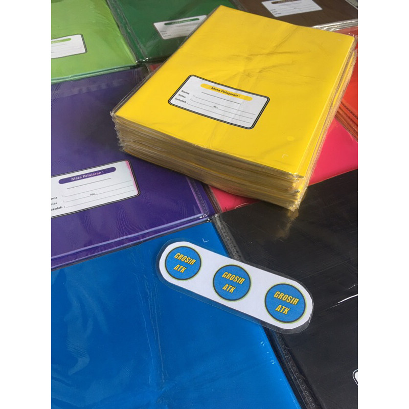 

20 Lembar! SAMPUL WARNA BUKU TULIS SAMPUL MAR MAR UKURAN KWARTO